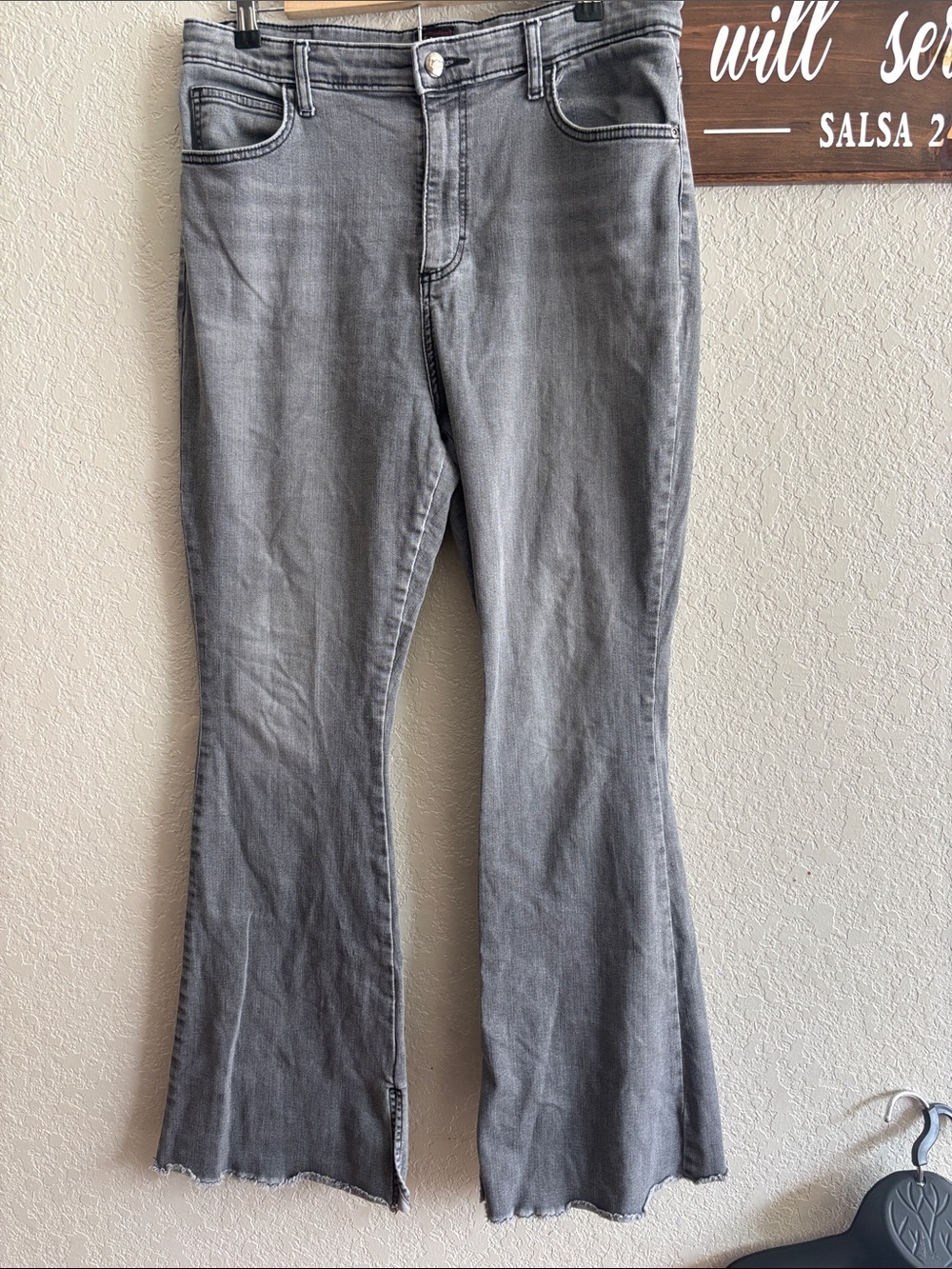 Lee Women's Gray Flare Jeans